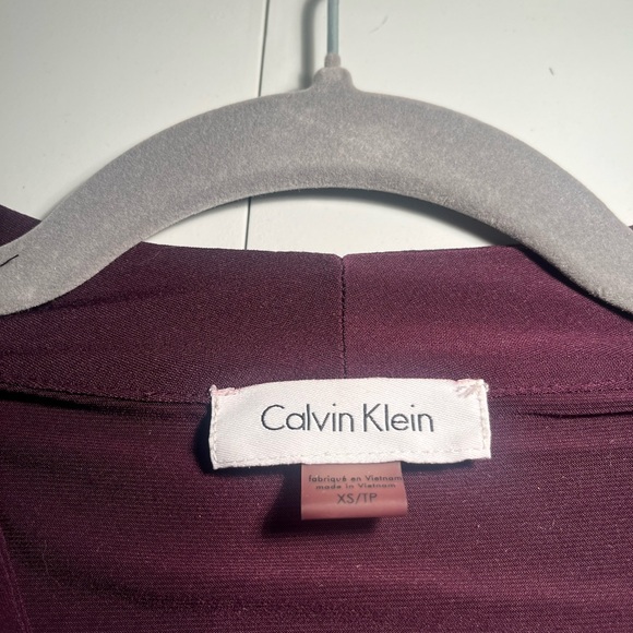 Calvin Klein Purple Sleeveless Blouse Size XS - Picture 4 of 5